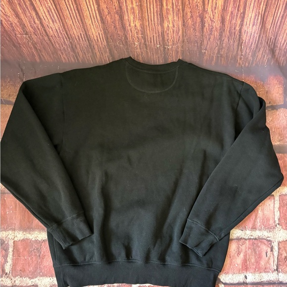 VS PINK Ivy Fleece Oversized Crew Sweatshirt victoria’s Secret Medium Black Logo - Picture 12 of 12
